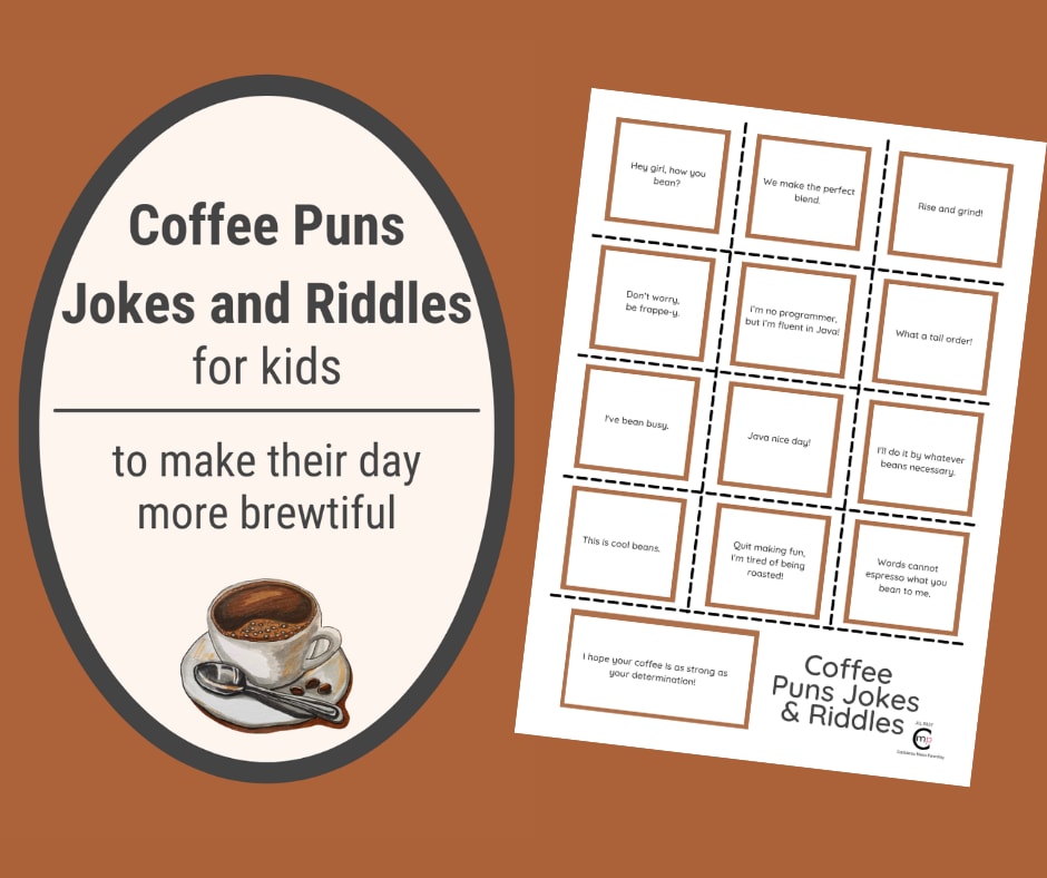 78 Coffee Puns, Coffee Jokes, and Coffee Riddles PRINTABLE