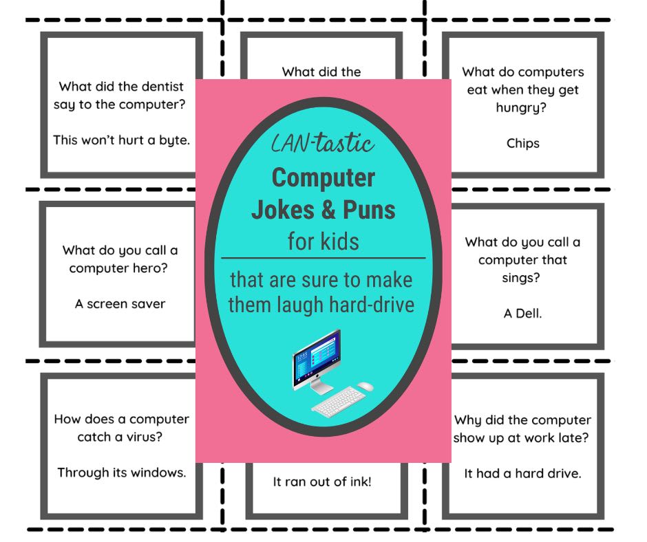 78 Computer Jokes, Computer Riddles and Puns PRINTABLE