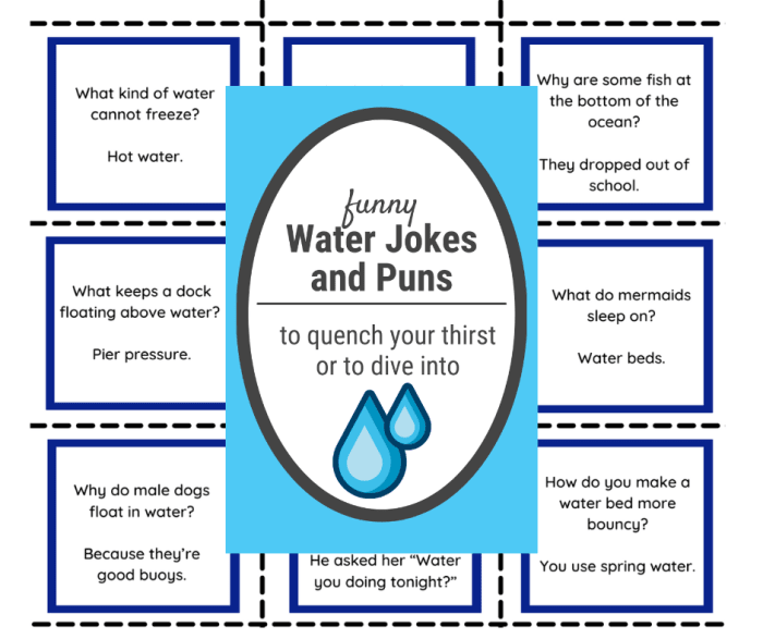 Water Jokes and Puns