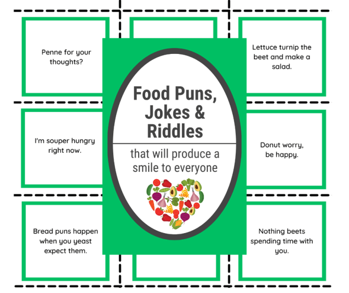 food puns, food jokes and food riddles food puns, food jokes and food riddles
