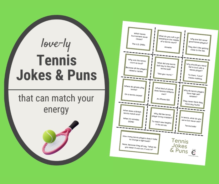 Tennis Jokes and Tennis Puns Tennis Jokes and Tennis Puns