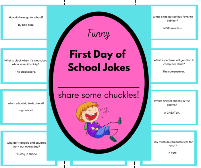 100 funny first day of school jokes