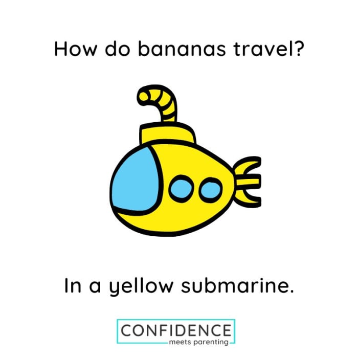 banana jokes and banana puns for kids