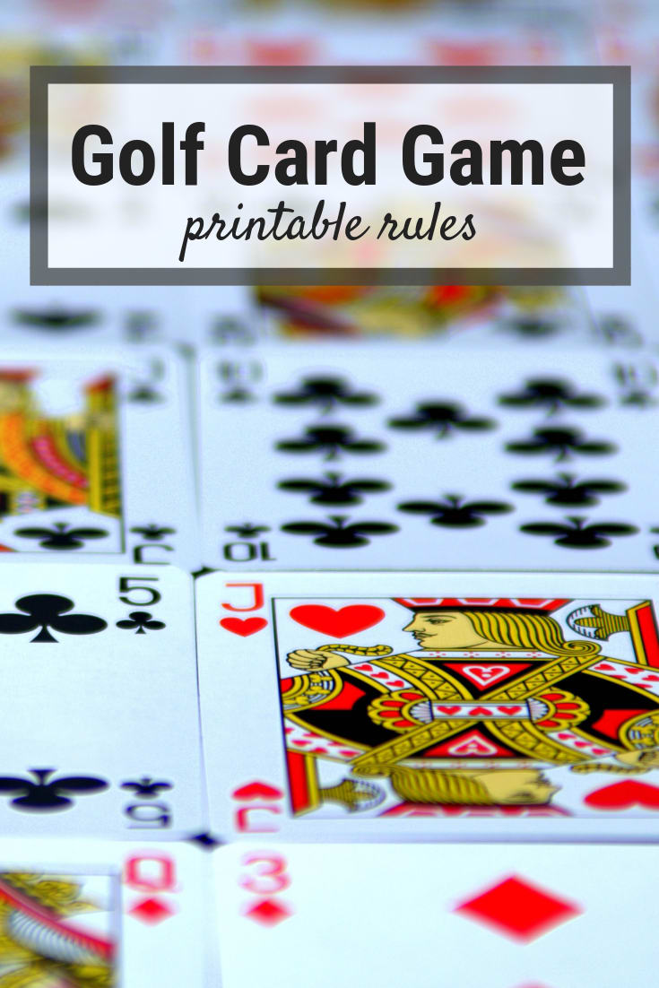 golf card game rules