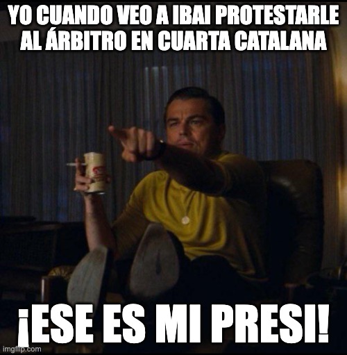 Ese es mi presi! Siempre con vosotros chavales!