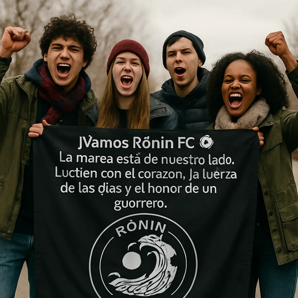 ⚔️ ¡Hoy luchan los que no se rinden! 🔥 RÖNIN FC sale a la batalla con alma de samurái y corazón de campeón. 💪 No tenemos amo, pero sí propósito. 🎯 ¡A ganar, guerreros!