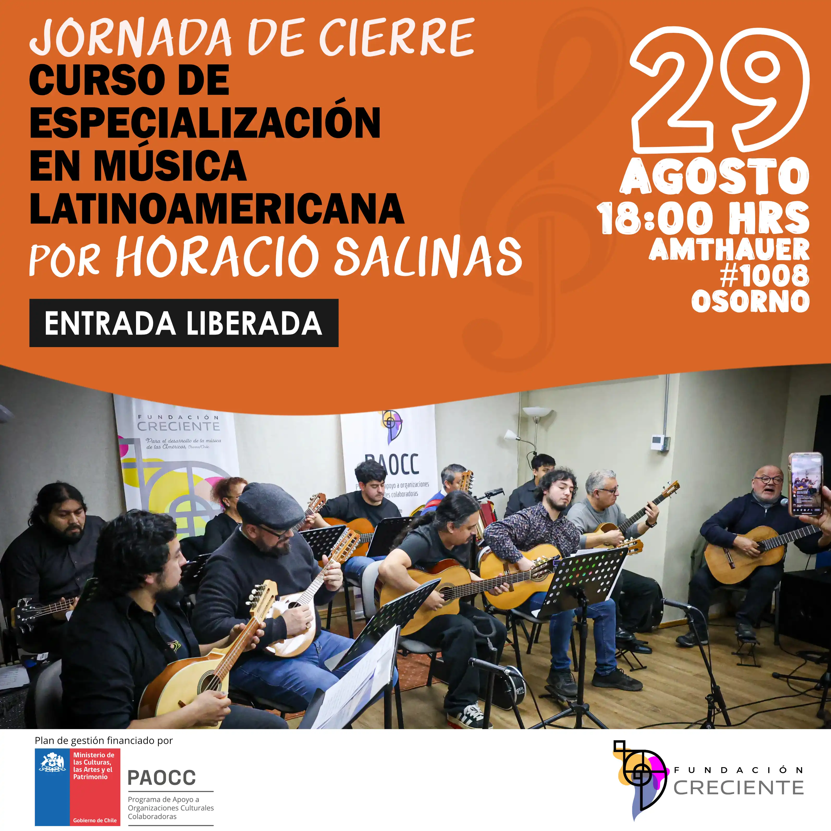 Jornada de Cierre – Curso de Especialización en Música Latinoamericana con Horacio Salinas