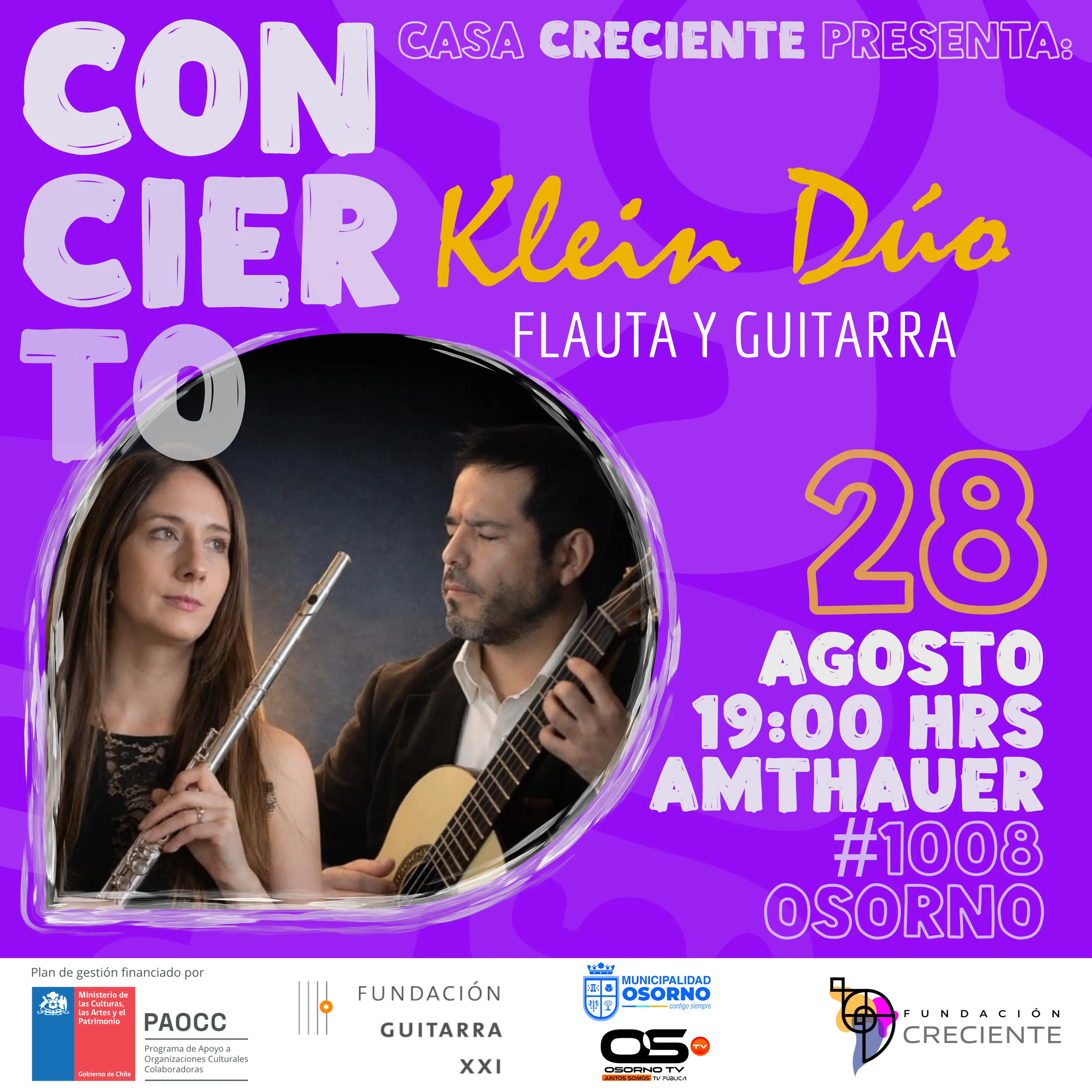 Casa Creciente presenta: Klein Dúo