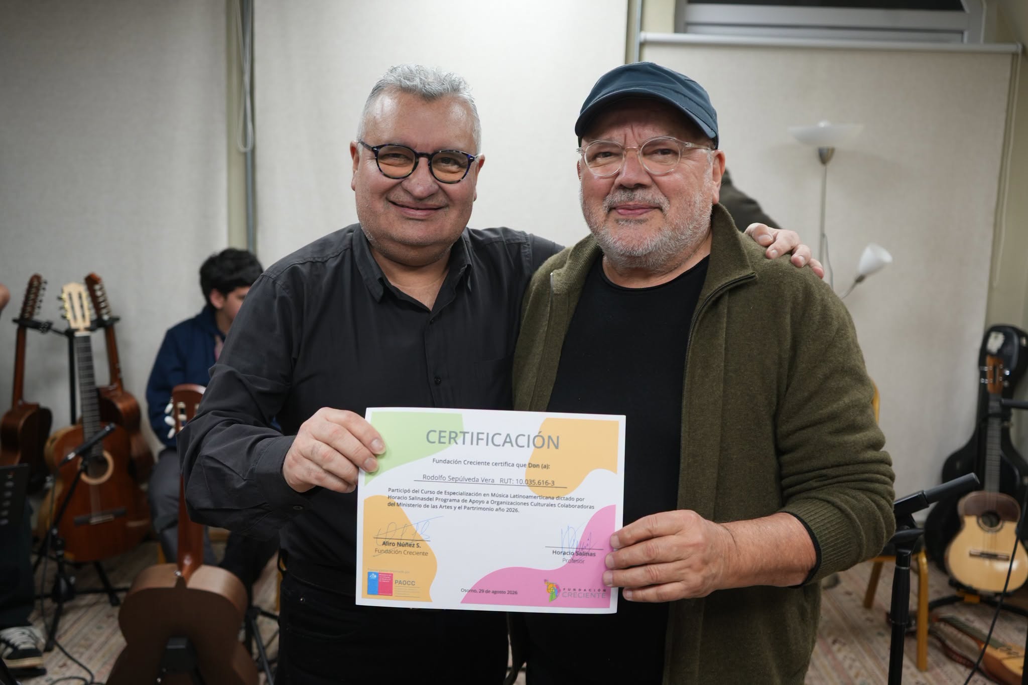 Cierre Curso de especialización en música latinoamericana por Horacio Salinas