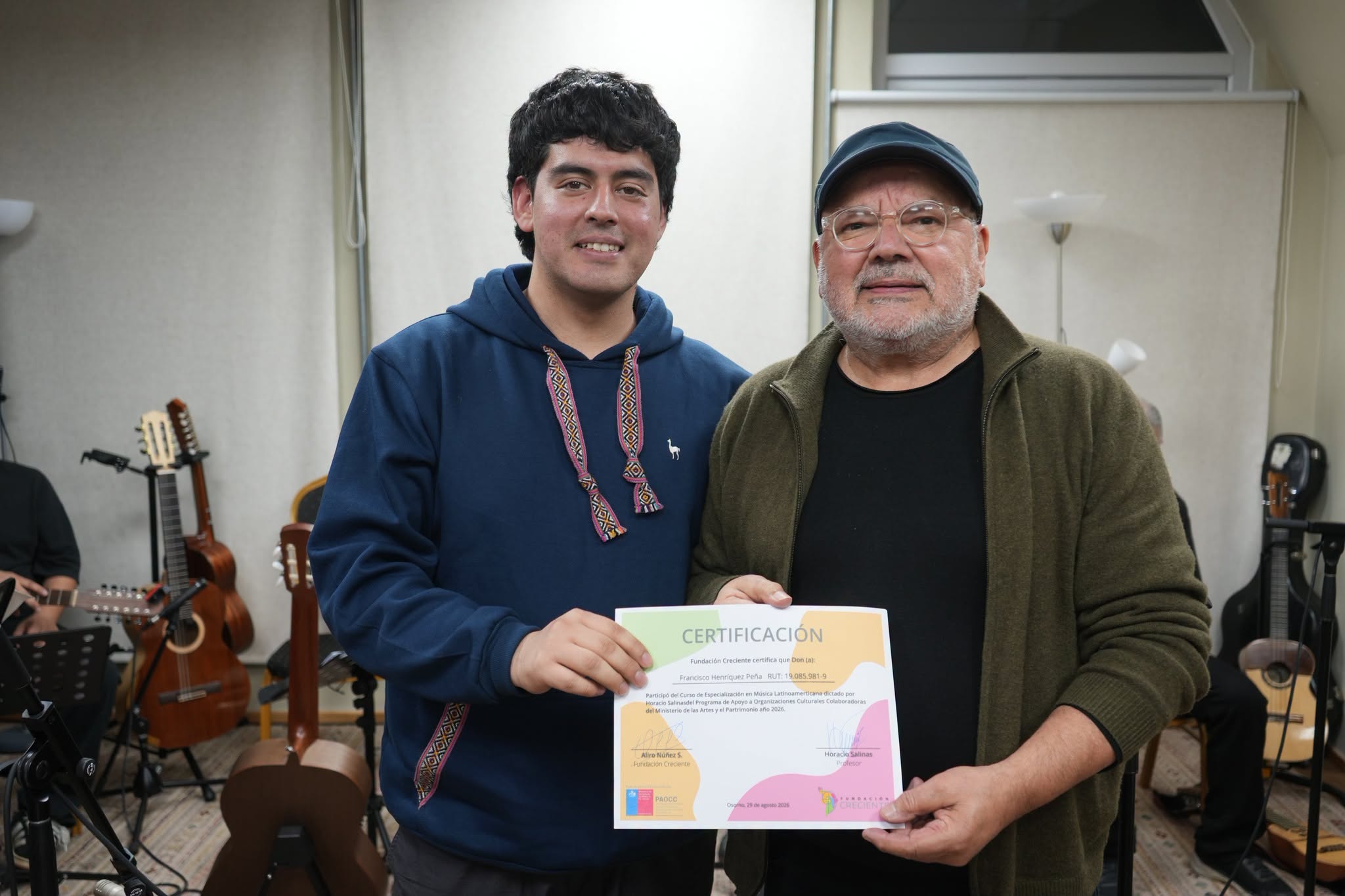 Cierre Curso de especialización en música latinoamericana por Horacio Salinas