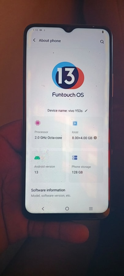 Vivo Y53S 8GB/128GB 💚, Like New, Githurai 44, Nairobi