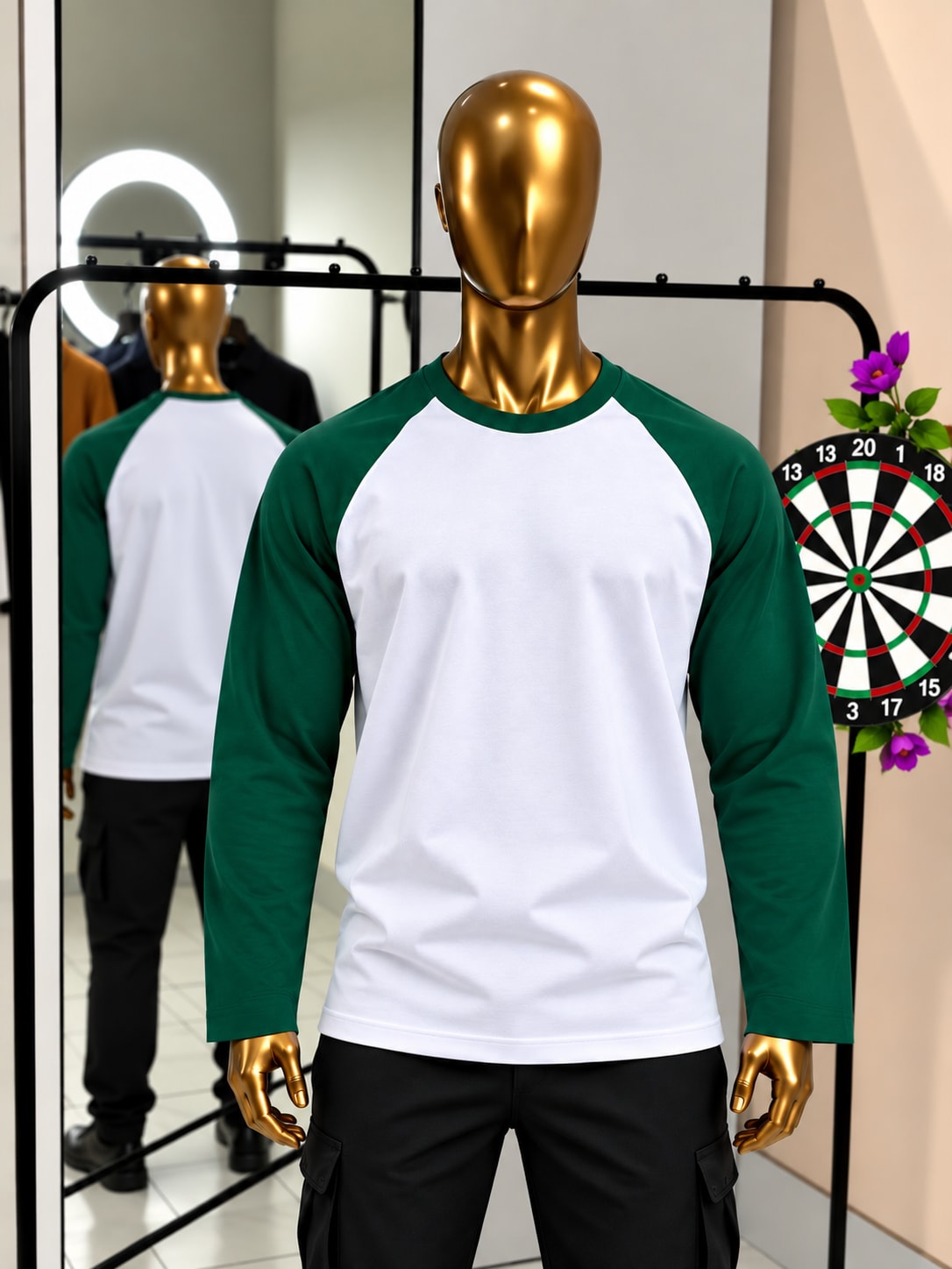 GREEN/WHITE