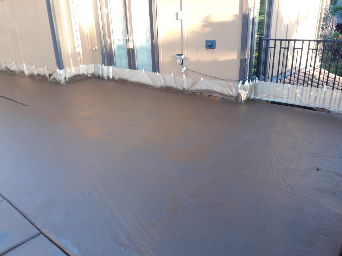 Aloha, OR Concrete Staining Project Gallery Image