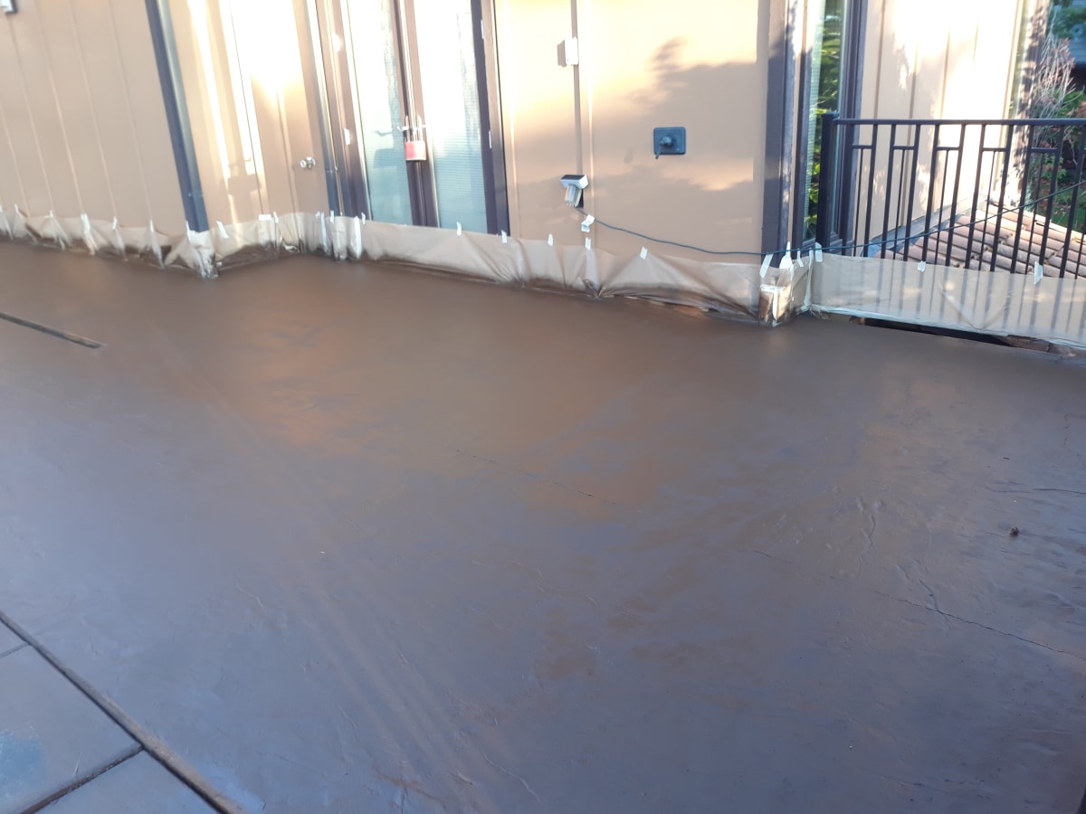 Aloha, OR Concrete Staining Project Gallery Image