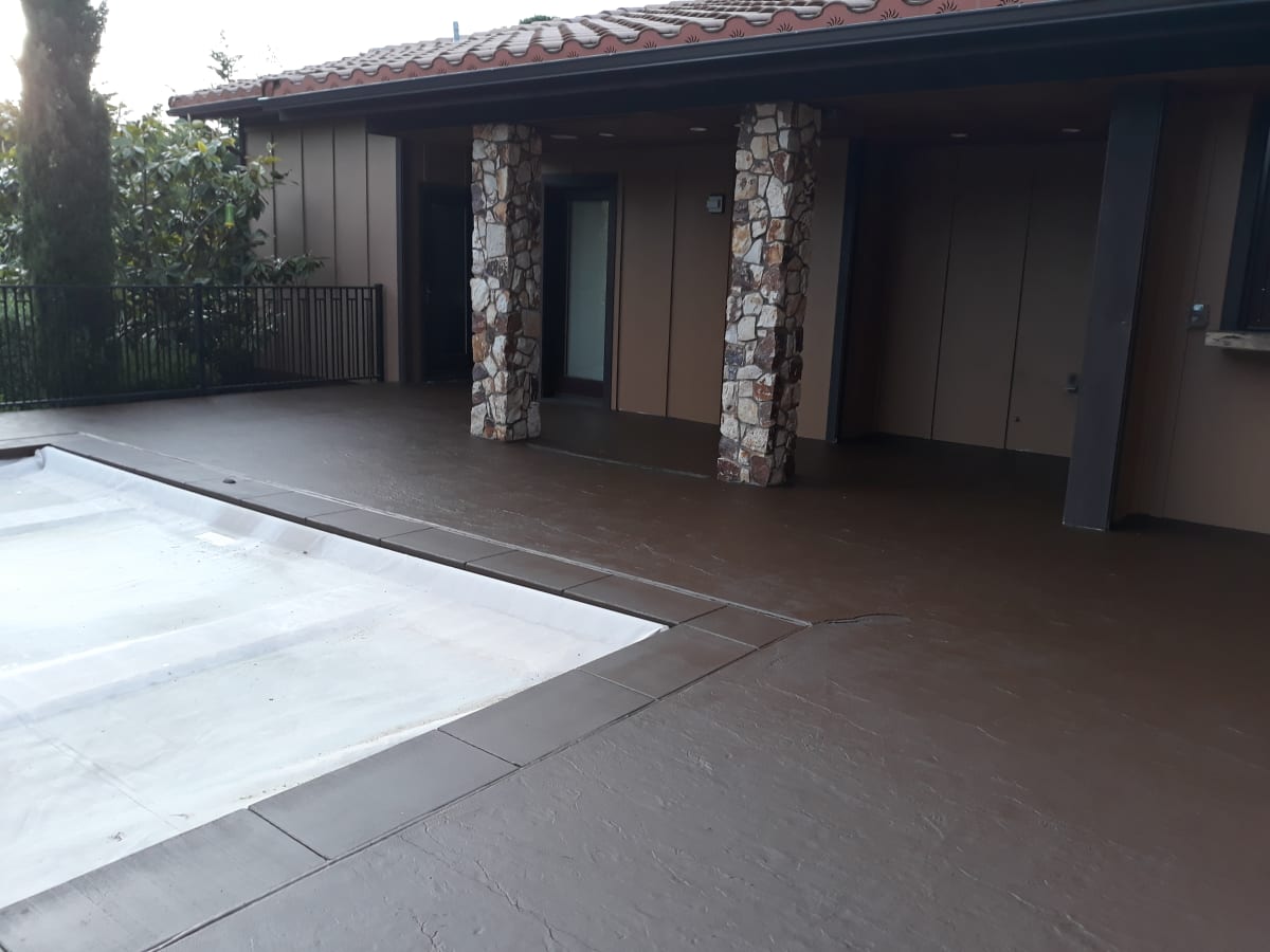 Aloha, OR Concrete Staining Project Gallery Image