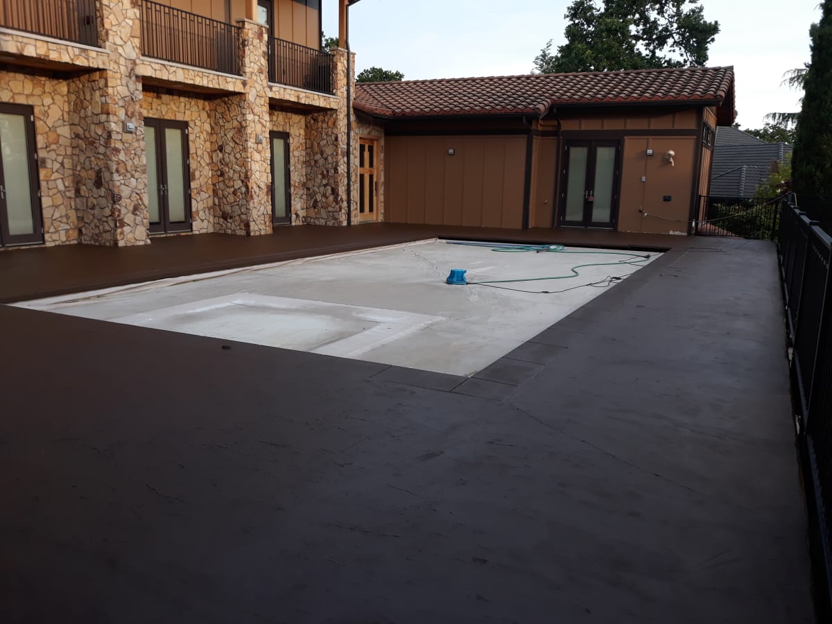 Aloha, OR Concrete Staining Project Gallery Image