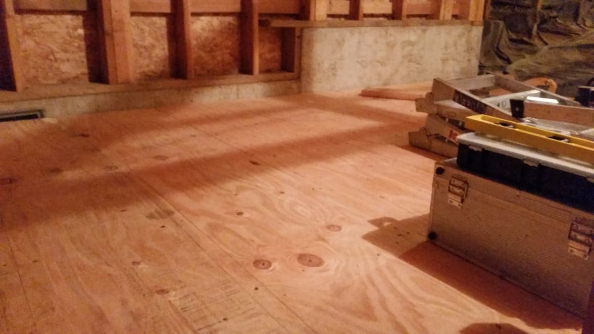 Aloha, OR Interior Basement Storage Framing & Sheeting Project Gallery Image