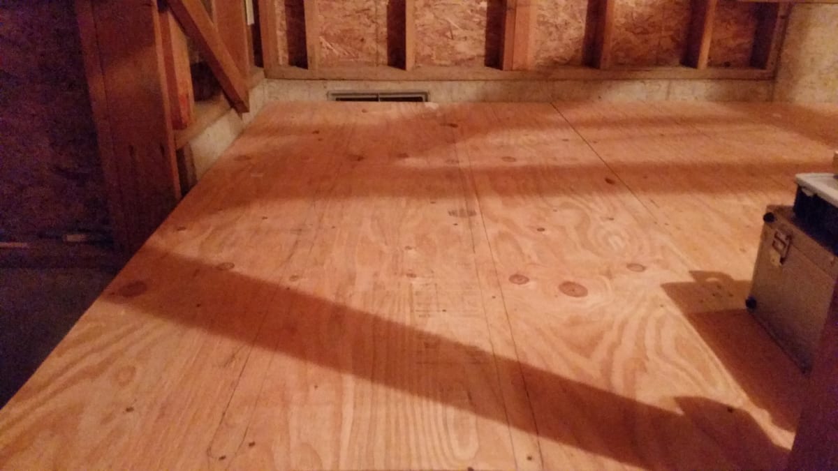 Aloha, OR Interior Basement Storage Framing & Sheeting Project Gallery Image