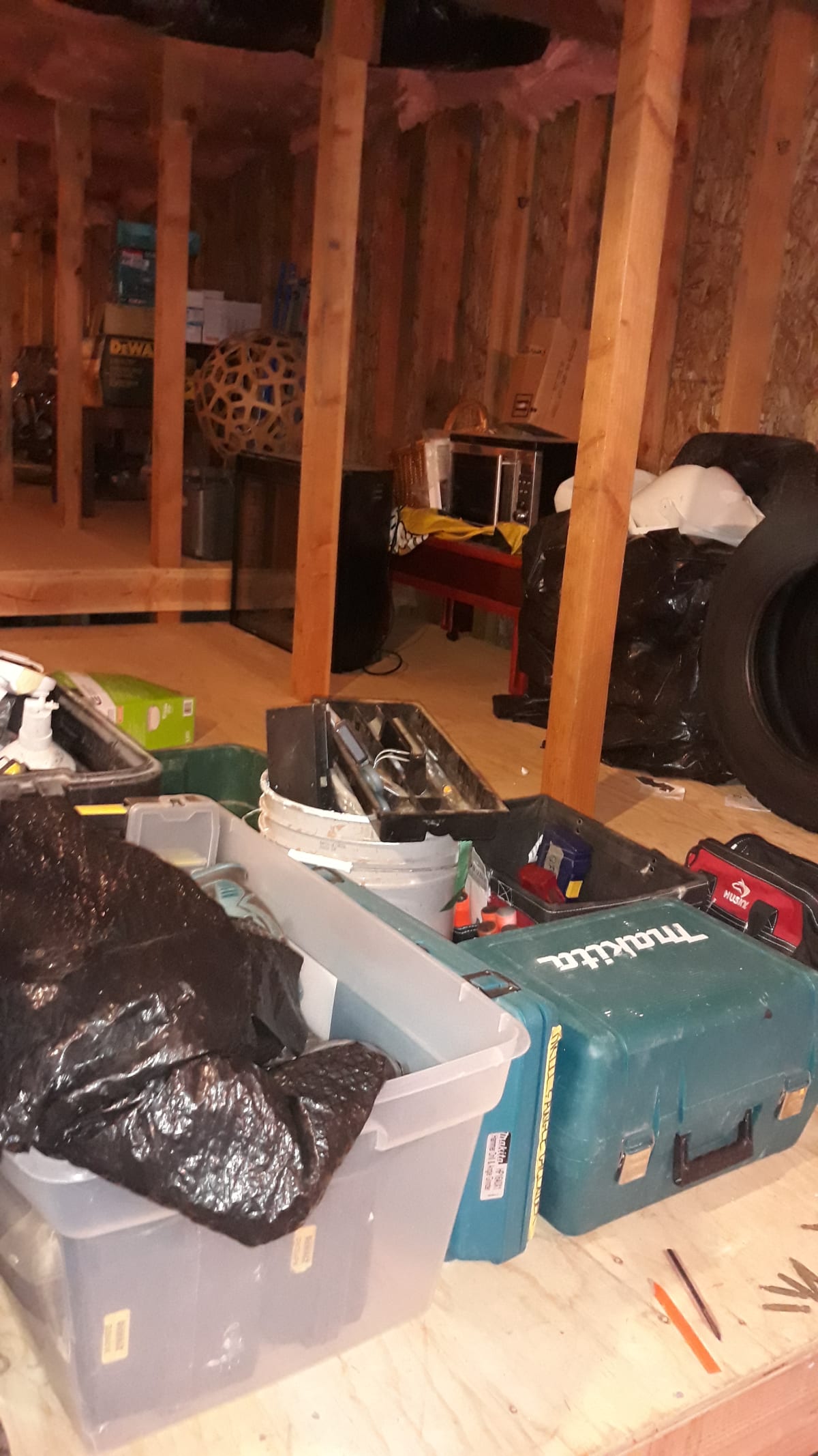 Aloha, OR Interior Basement Storage Framing & Sheeting Project Gallery Image