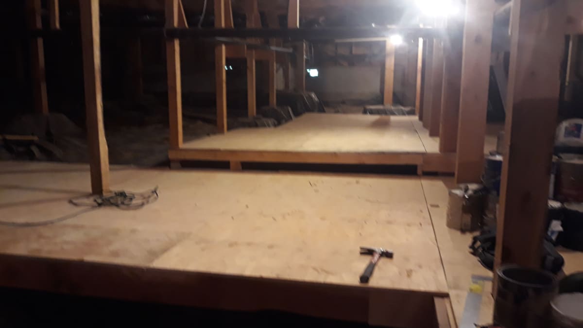 Aloha, OR Interior Basement Storage Framing & Sheeting Project Gallery Image