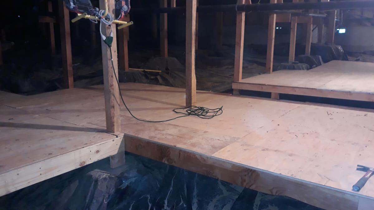 Aloha, OR Interior Basement Storage Framing & Sheeting Project Gallery Image