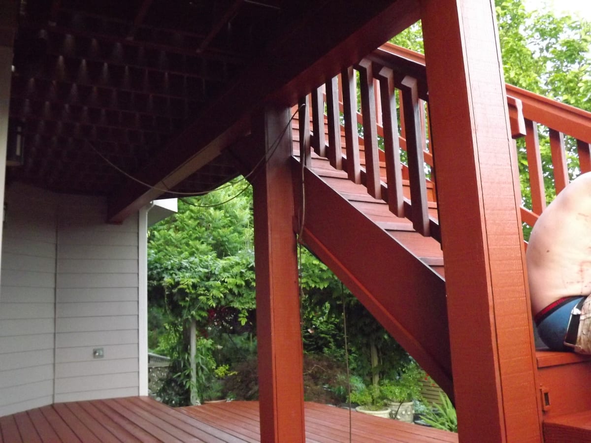 Exterior Deck Repaint Lake Oswego Gallery Image