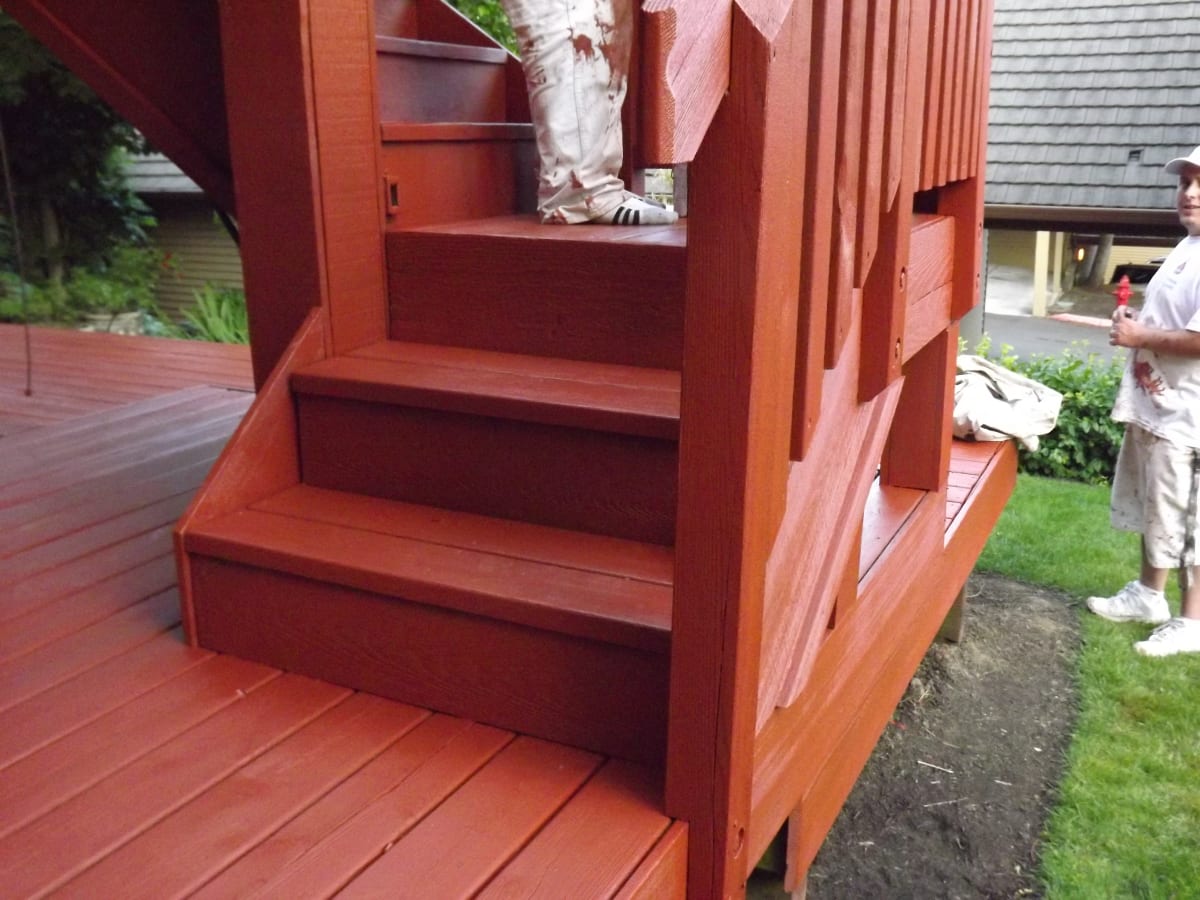Exterior Deck Repaint Lake Oswego Gallery Image