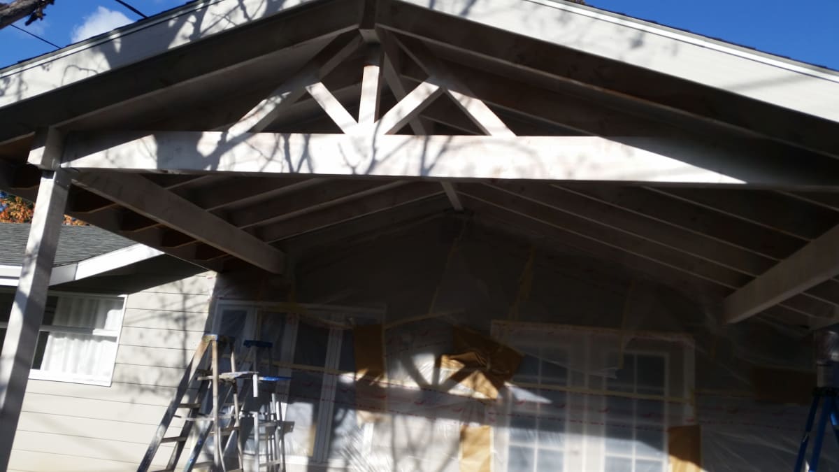 Porch Overhang Exterior Repaint Gallery Image