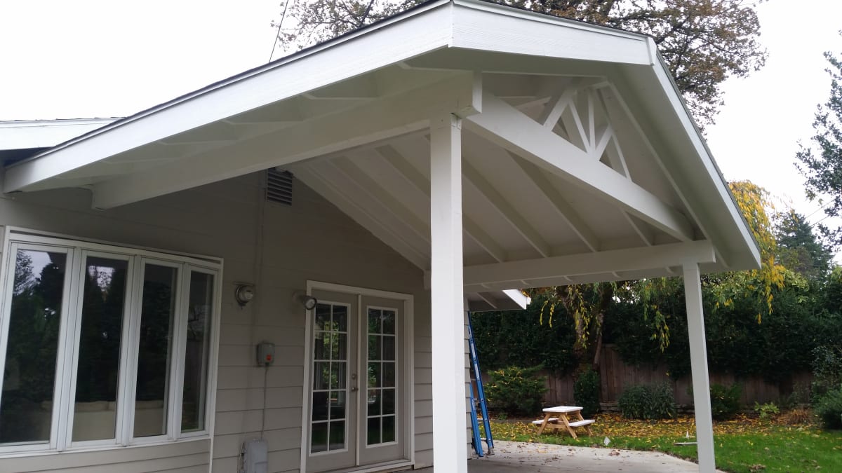 Porch Overhang Exterior Repaint Gallery Image