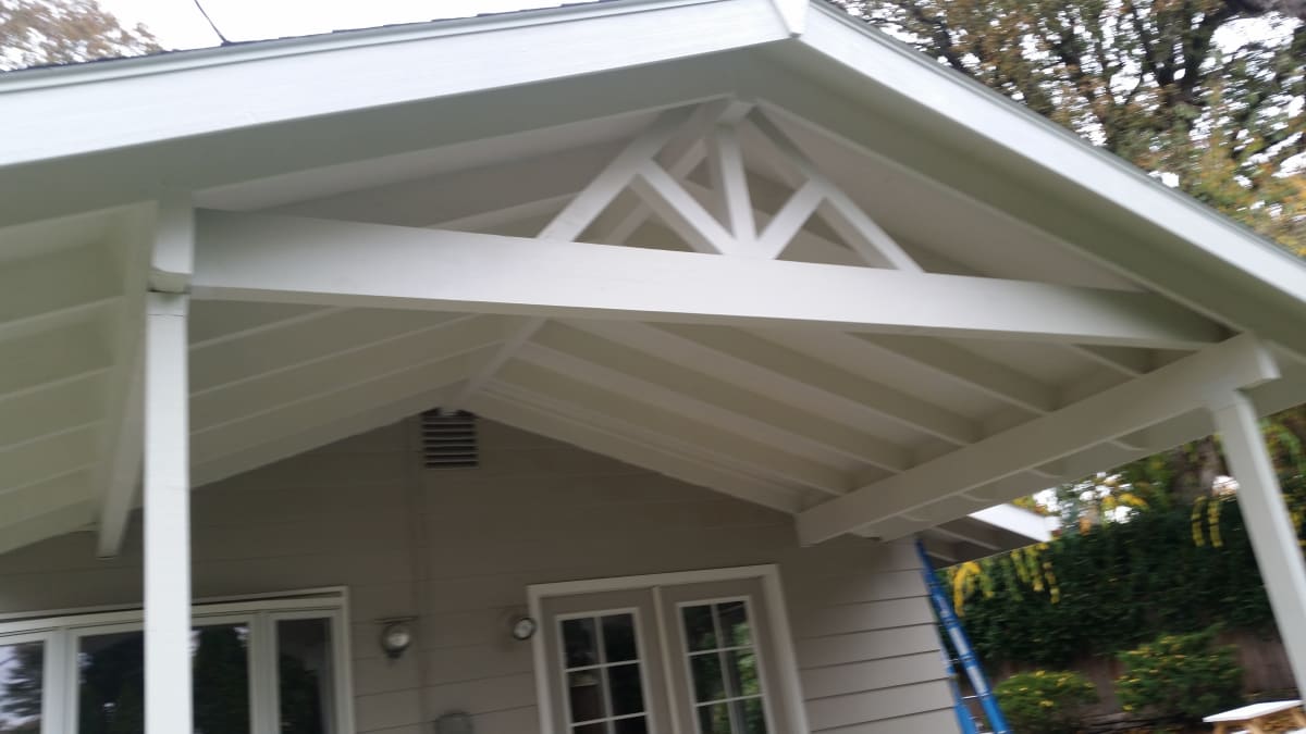 Porch Overhang Exterior Repaint Gallery Image