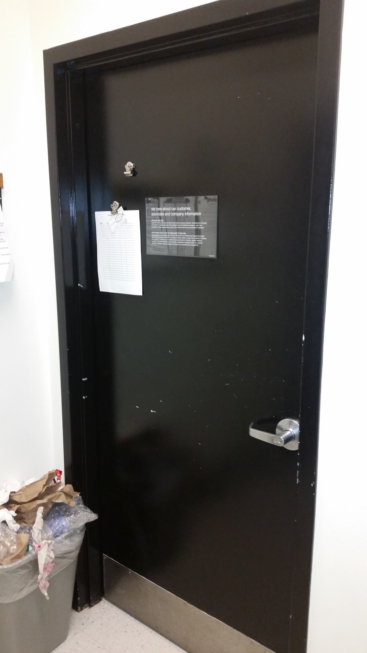 Marshalls Interior Door & Floor Striping Project - After Pics Gallery Image