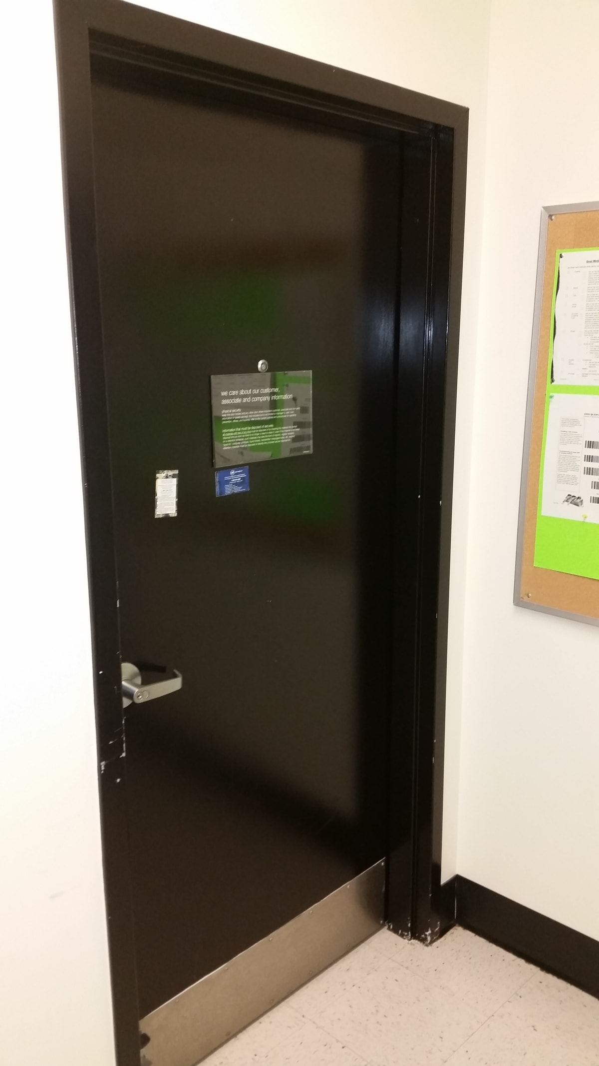 Marshalls Interior Door & Floor Striping Project - After Pics Gallery Image