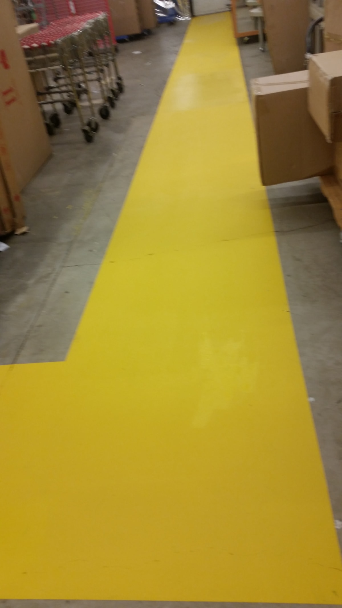 Marshalls Interior Door & Floor Striping Project - After Pics Gallery Image