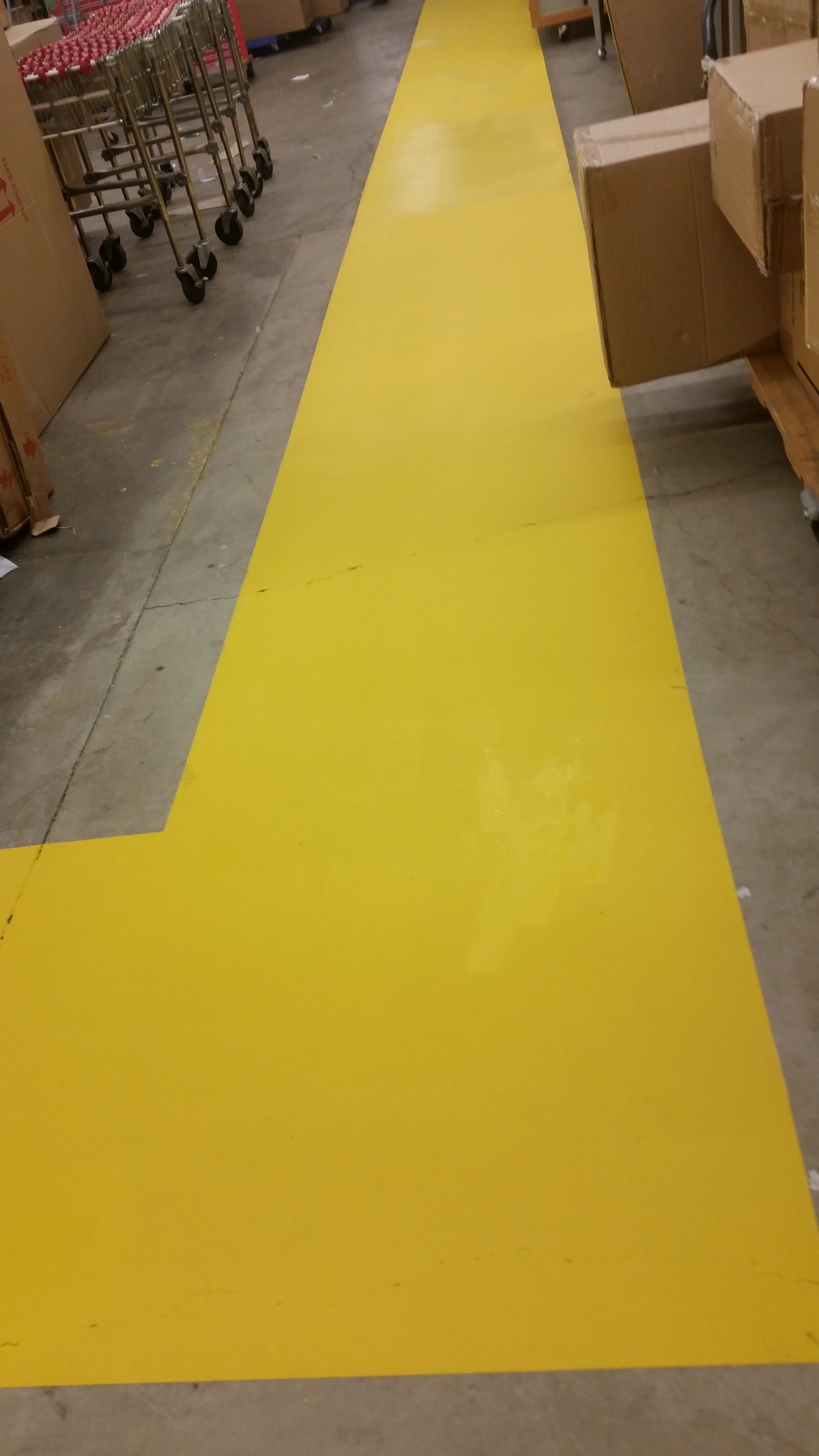 Marshalls Interior Door & Floor Striping Project - After Pics Gallery Image