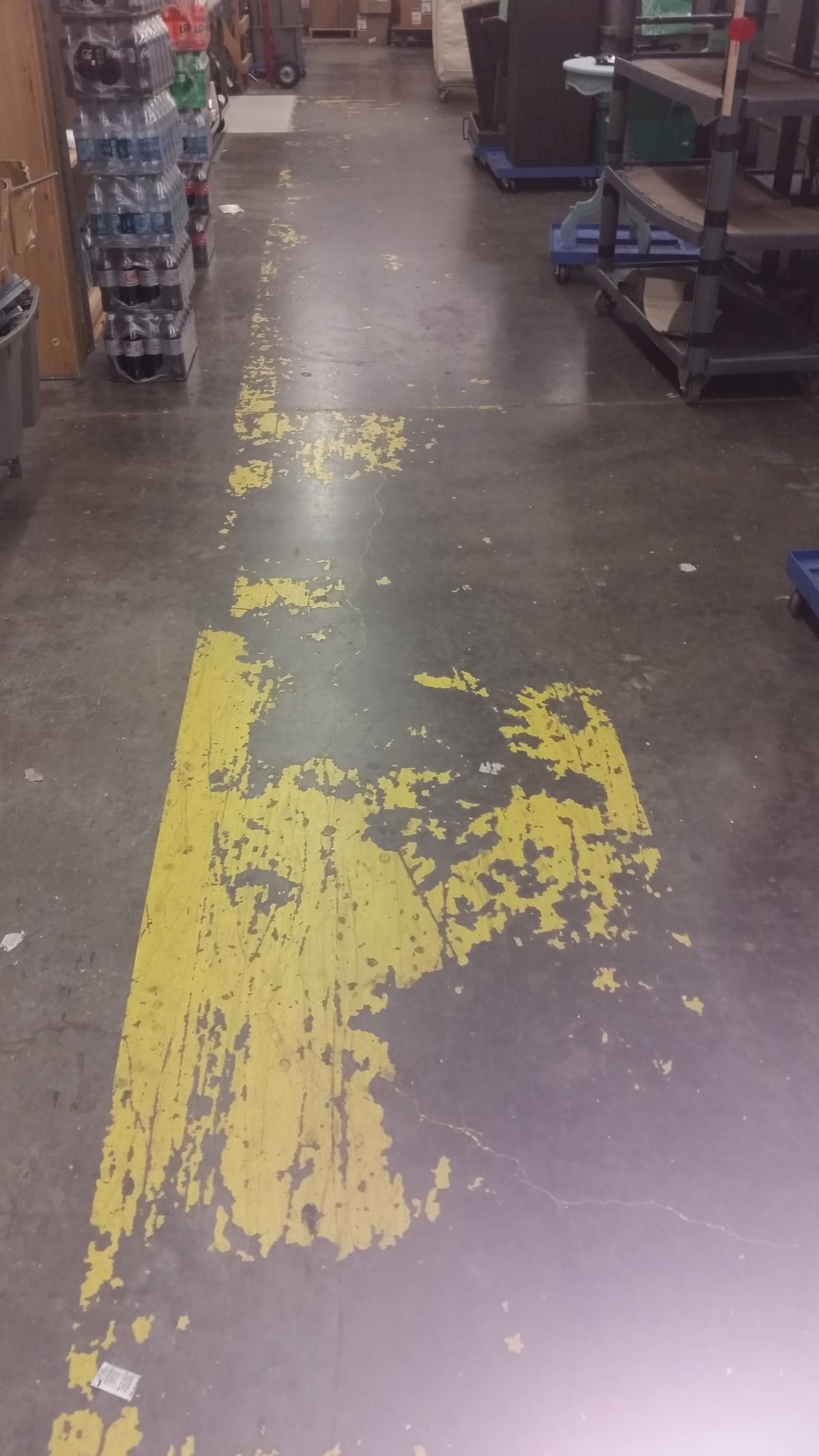 Marshalls Interior Door & Floor Striping Project - before pics Gallery Image