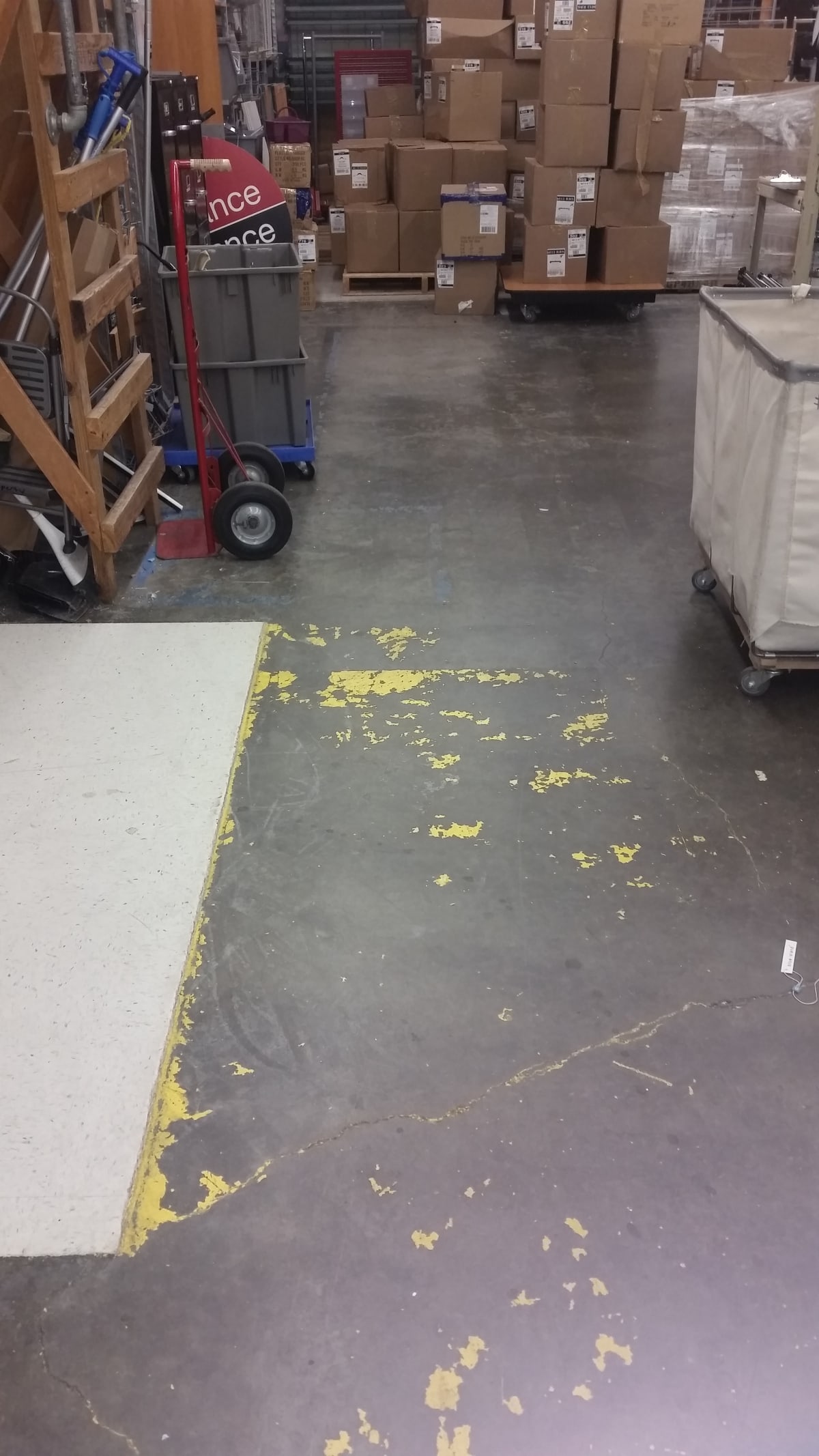 Marshalls Interior Door & Floor Striping Project - before pics Gallery Image