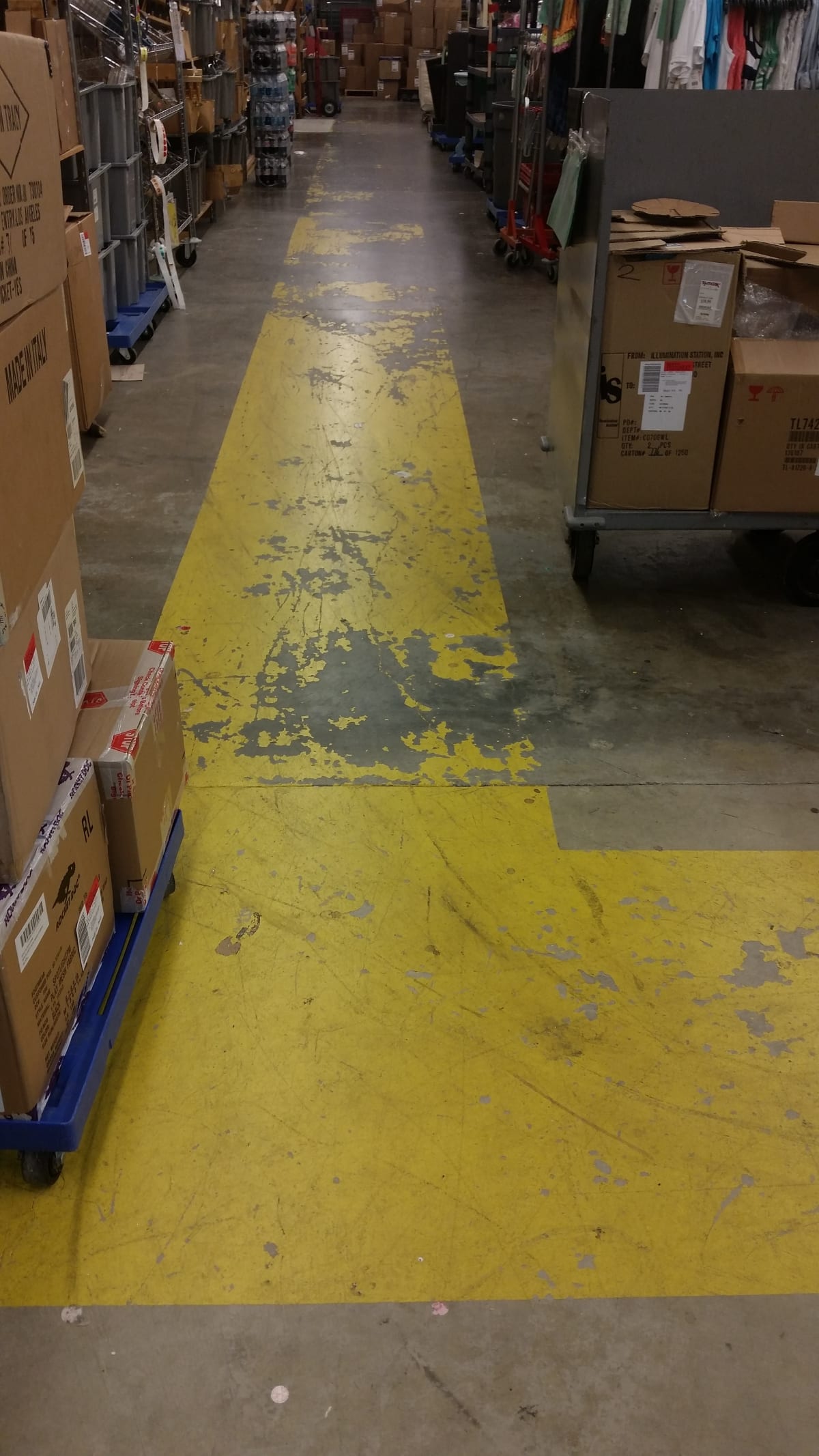 Marshalls Interior Door & Floor Striping Project - before pics Gallery Image