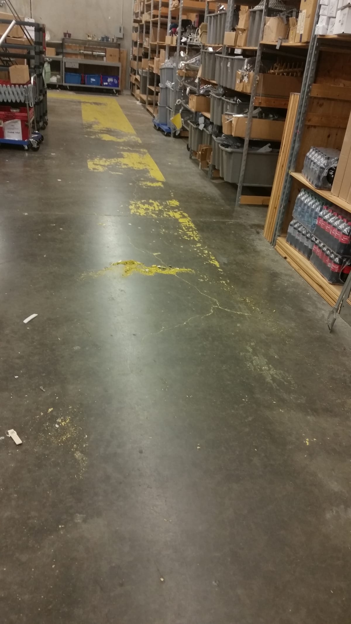 Marshalls Interior Door & Floor Striping Project - before pics Gallery Image