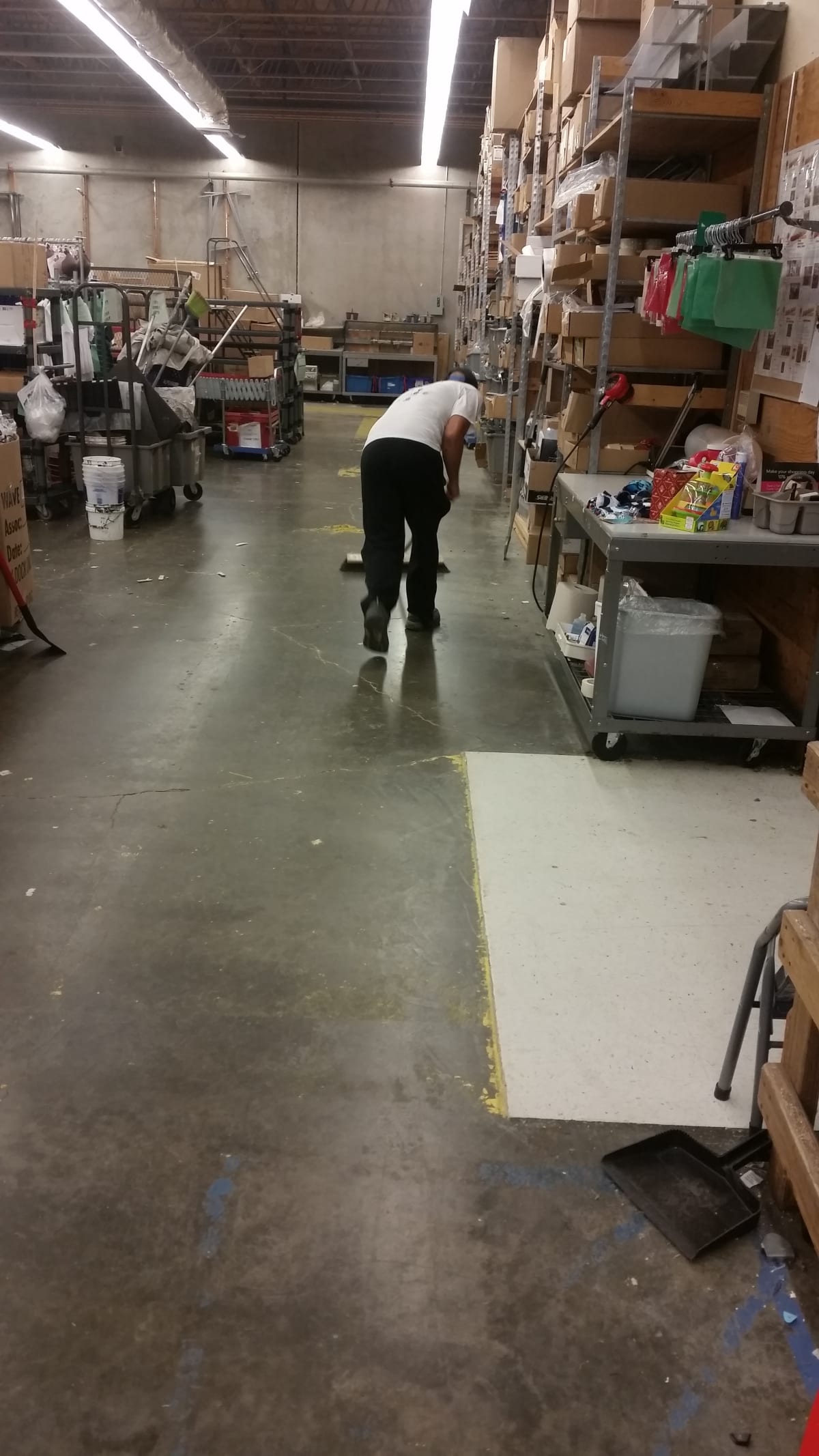 Marshalls Interior Door & Floor Striping Project - before pics Gallery Image