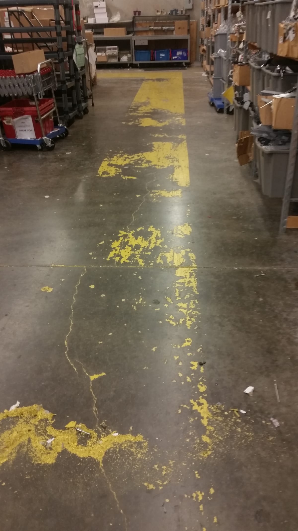 Marshalls Interior Door & Floor Striping Project - before pics Gallery Image