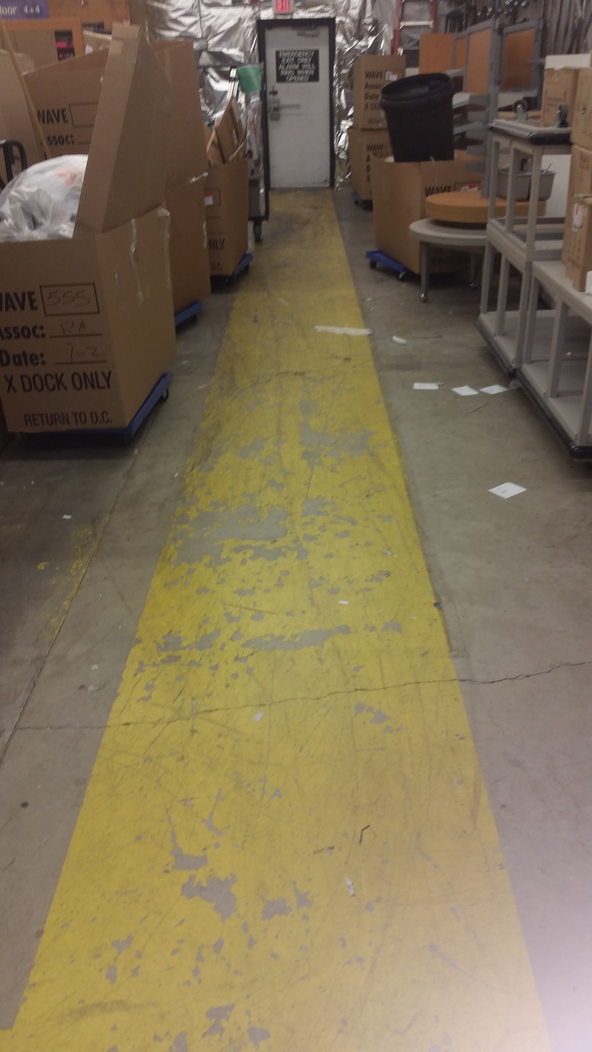 Marshalls Interior Door & Floor Striping Project - before pics Gallery Image