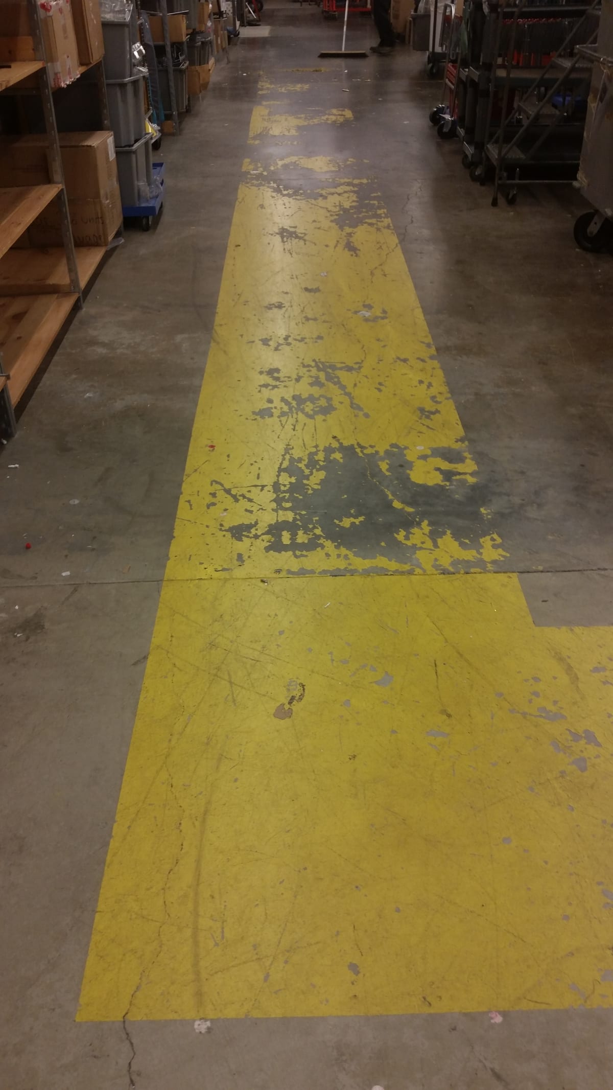 Marshalls Interior Door & Floor Striping Project - before pics Gallery Image