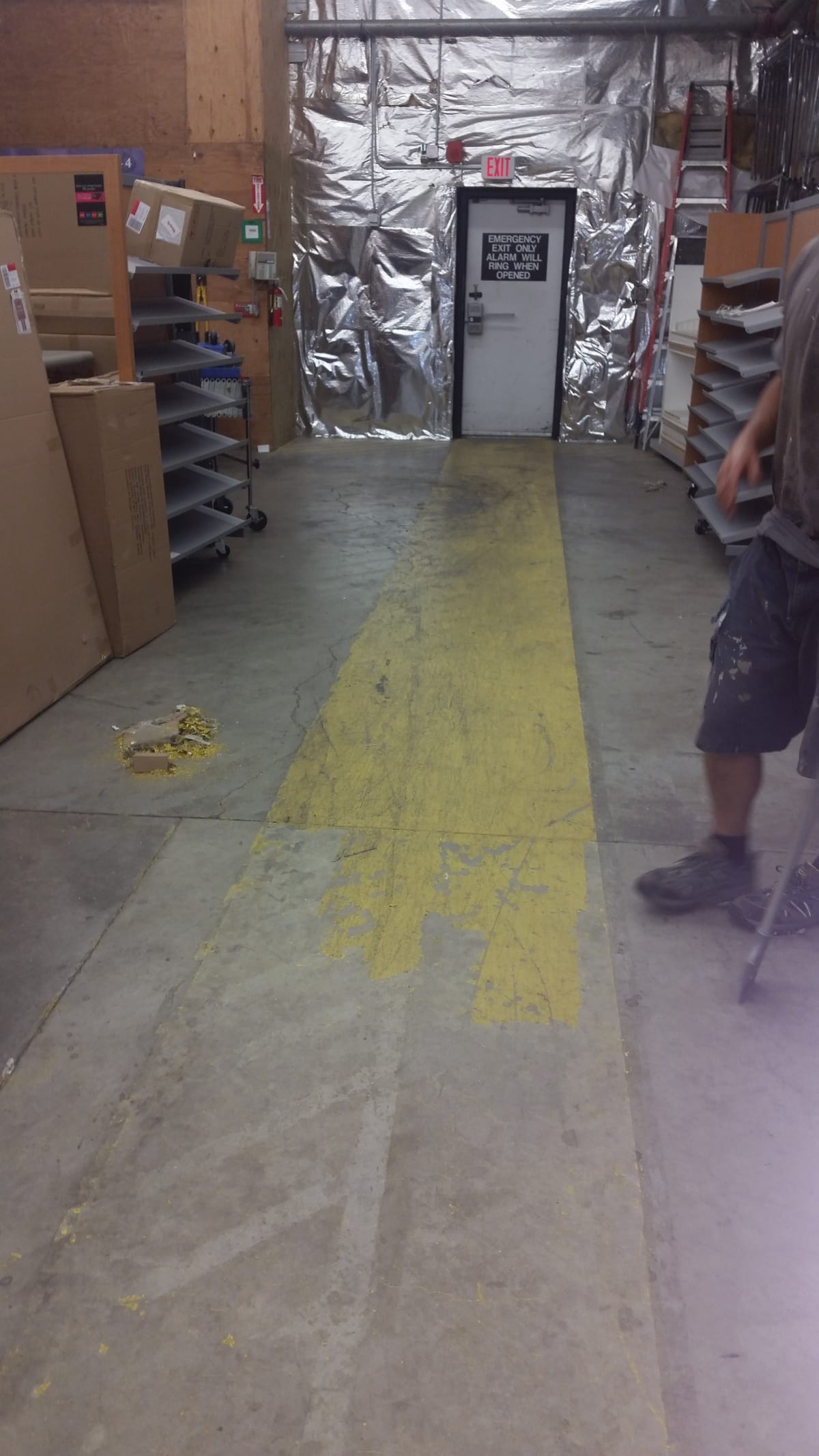 Marshalls Interior Door & Floor Striping Project - before pics Gallery Image