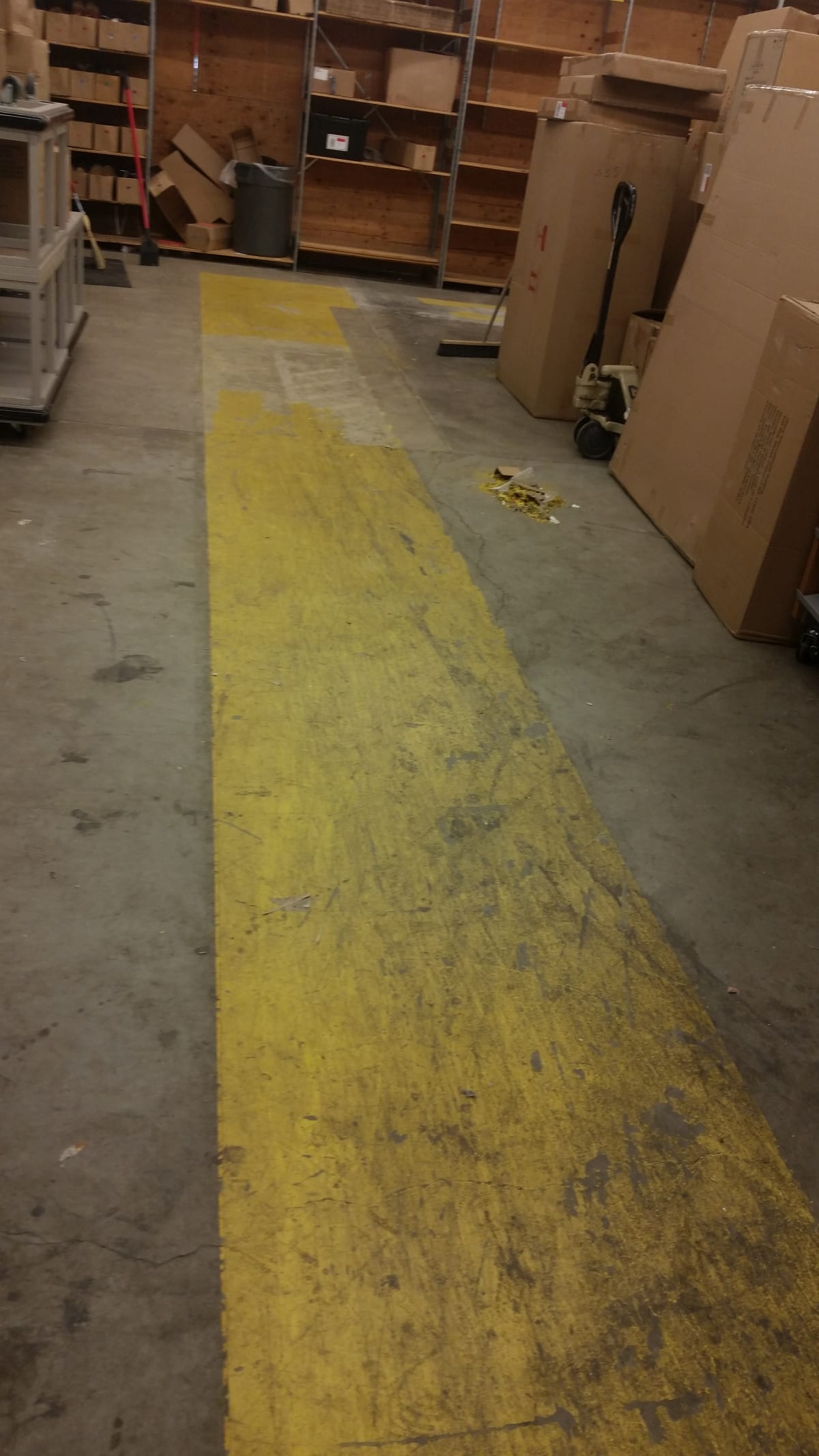 Marshalls Interior Door & Floor Striping Project - before pics Gallery Image