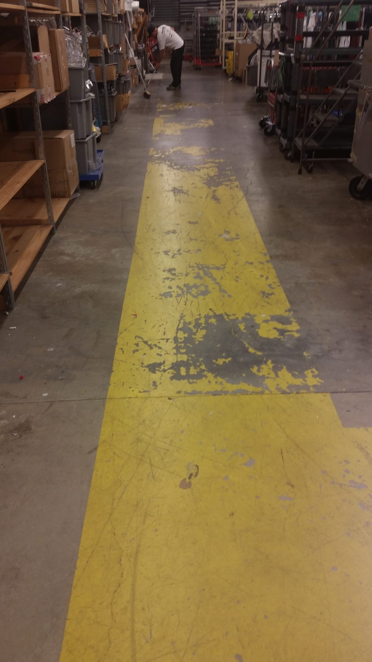 Marshalls Interior Door & Floor Striping Project - before pics Gallery Image