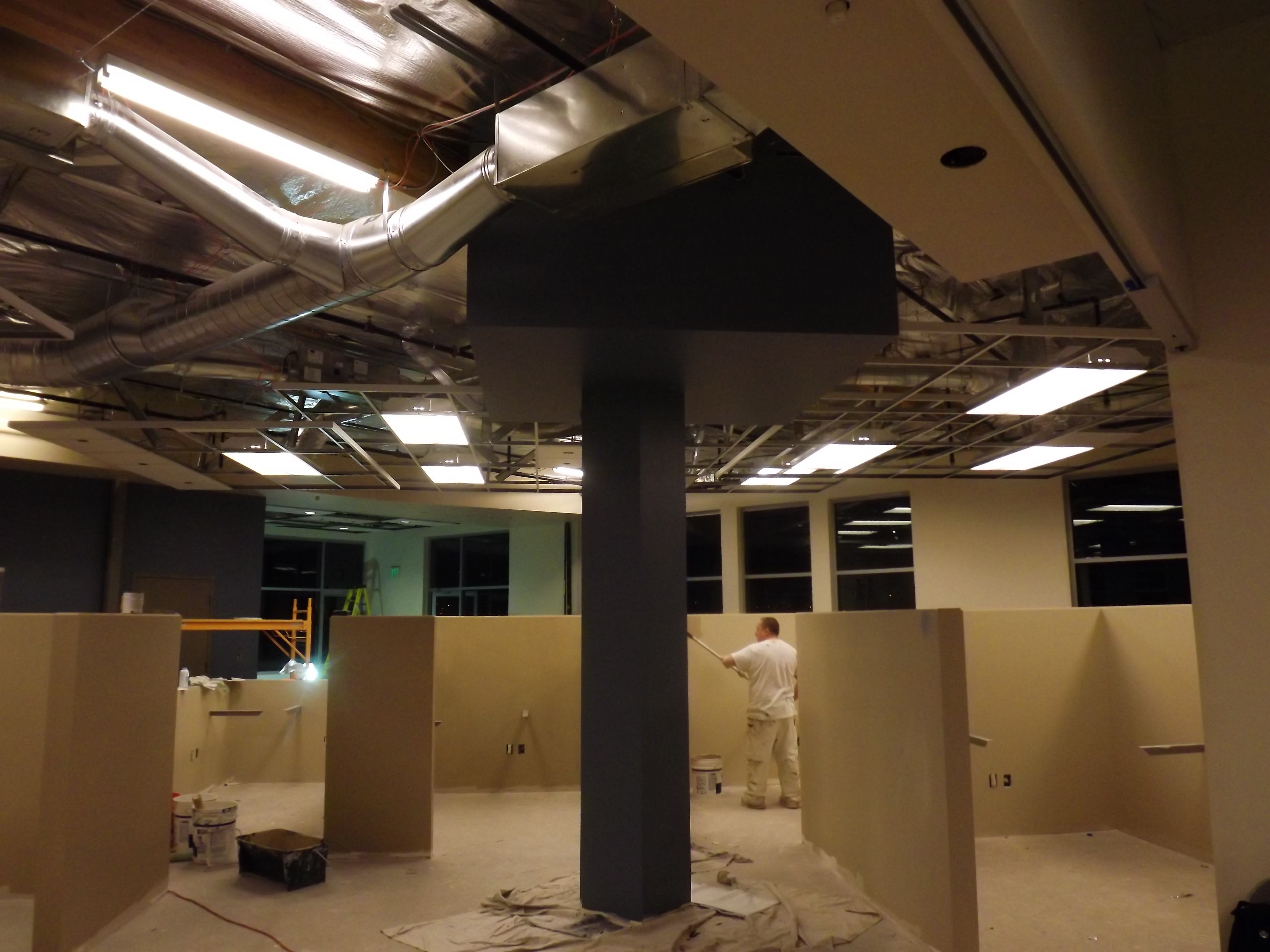 AIR 1 Science Building Interior Commercial Repaint Downtown PDX