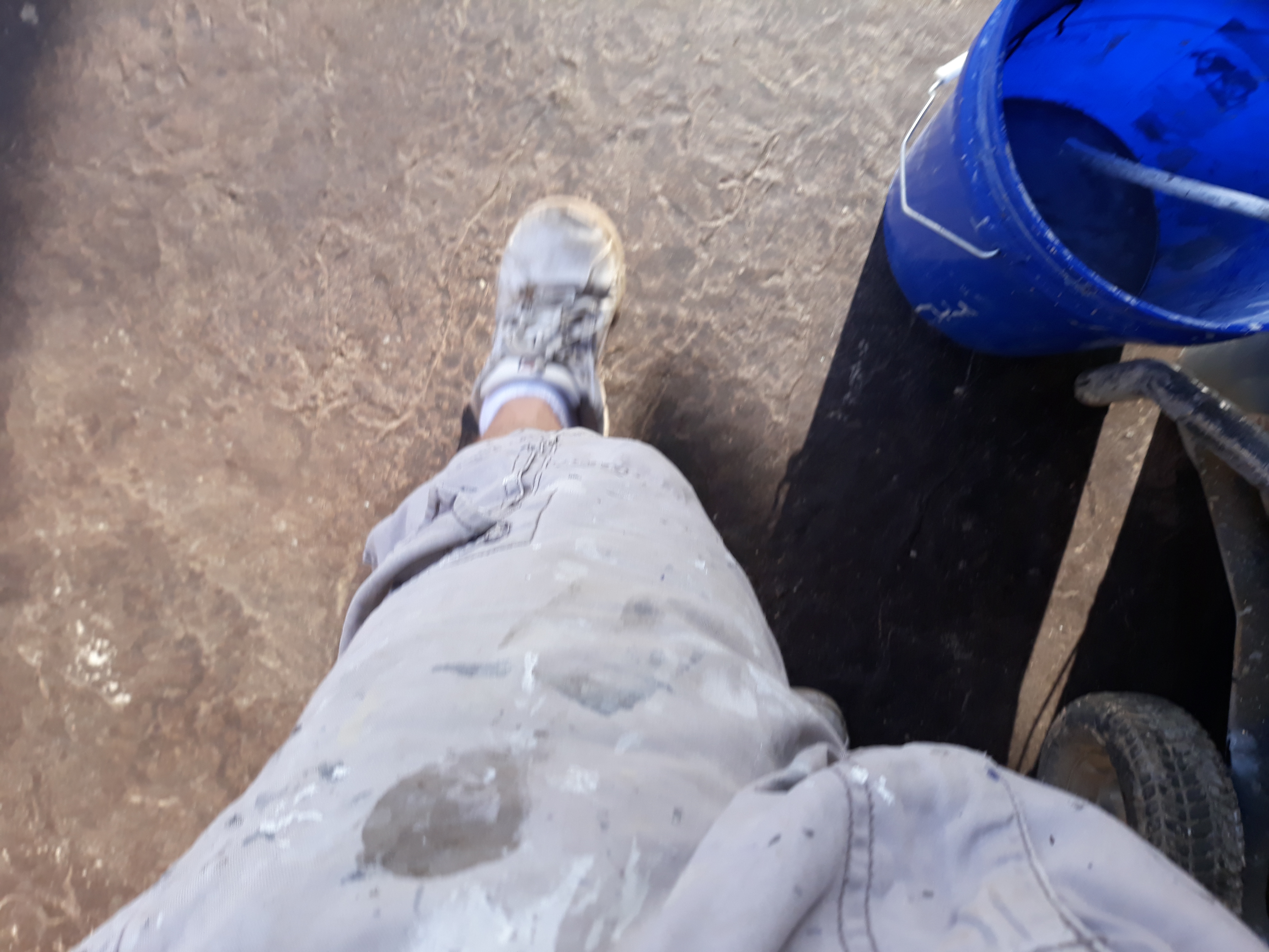 Aloha, OR Concrete Staining Project