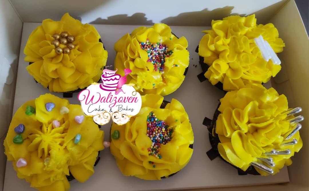Sunshine Buttercream Cupcakes