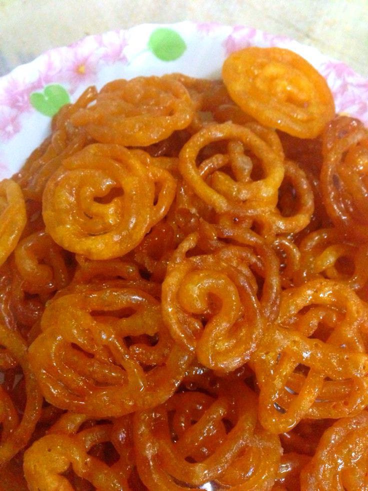 Saffron Jalebi Swirls