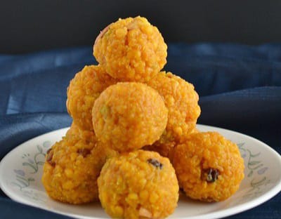 Golden Boondi Laddu
